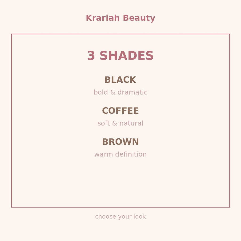 3 tint shades - black coffee brown